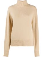 Chloé roll-neck drop-shoulder jumper - NEUTRALS