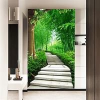 3D Forest Lane Tree Corridor Entrance Wall Mural Decals Art Print Wallpaper Lightinthebox - thumbnail