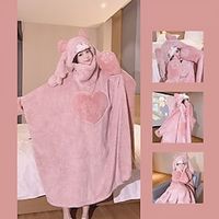Wearable Blanket, Oversized Sweatshirt Blanket for Adults Women Men, Gift, Cozy and Fuzzy Sherpa Blanket Lightinthebox - thumbnail