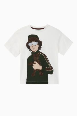 FF Print Cotton T-Shirt FF Print Cotton T-Shirt