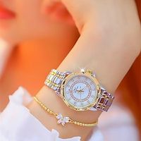 Quartz Watch for Women Analog Quartz Stylish Glitter Luxury Fashion Creative Stainless Steel Stainless Steel Creative / One Year miniinthebox Quartz Watch for Women Analog Quartz Stylish Glitter Luxury Fashion Creative Stainless Steel Stainless Steel Creative / One Year miniinthebox