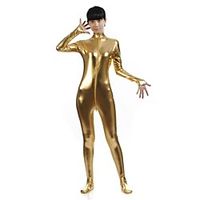 Zentai Suits Catsuit Skin Suit Ninja Adults' Spandex Latex Cosplay Costumes Sex Men's Women's Solid Colored Halloween / Leotard / Onesie miniinthebox - thumbnail