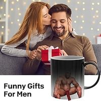 Valentine's Day Fun Adult prank Gift Barry Wood Coffee Cup Creative Couple Mug Gift Lightinthebox - thumbnail