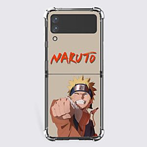Naruto Cartoon Characters Phone Case For Samsung Z Flip 3 2 Unique Design Protective Case Shockproof Dustproof Flip Full Body Case TPU miniinthebox