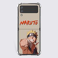 Naruto Cartoon Characters Phone Case For Samsung Z Flip 3 2 Unique Design Protective Case Shockproof Dustproof Flip Full Body Case TPU miniinthebox - thumbnail