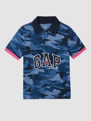 Kids Print Pique Polo Shirt Kids Print Pique Polo Shirt