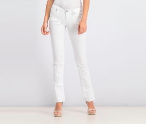 Womens Straight Leg Jeans  White