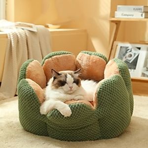 Cactus Petal Shaped Pet Litter With Large Space Soft Cat Litter Warm Sleep Dog Litter And Dog Mat Lightinthebox