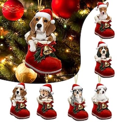 Christmas Tree Ornaments 2D Acrylic Hanging Decorations Xmas Ornament 2023 Crafts Hanging Ornament New Year Festive Party Supplies Room Hanging Decor miniinthebox Christmas Tree Ornaments 2D Acrylic Hanging Decorations Xmas Ornament 2023 Crafts Hanging Ornament New Year Festive Party Supplies Room Hanging Decor miniinthebox