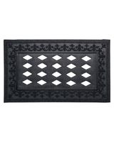 Evergreen Embossed Fleur de Lis Sassafras Mat Tray