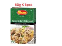 Shan Karachi Beef Biryani Masala - 60 g x 6