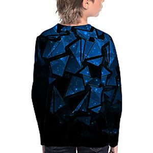 Kids Boys' T shirt Long Sleeve 3D Print Graphic Blue Children Tops Summer Active Regular Fit 4-12 Years Lightinthebox