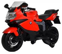 Megastar Licensed 12V Ride On BMW Bike Junior Rider Electric Motorcycle For Kids - Red (UAE Delivery Only)