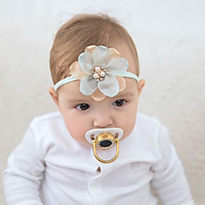 Baby Girls' Active  Sweet Floral Floral Style Polyester Hair Accessories White  Purple  Pink Kid onesize Lightinthebox