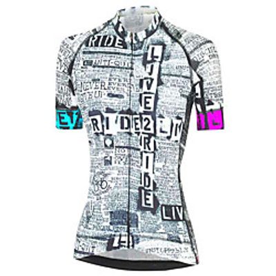 21Grams Women's Short Sleeve Cycling Jersey Summer Spandex White Bike Top Mountain Bike MTB Road Bike Cycling Breathable Sports Clothing Apparel / Stretchy / Athleisure miniinthebox