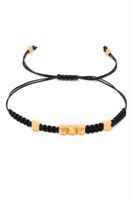 Valentino Garavani Rockstud Bracelet in Waxed Cotton & Metal Valentino Garavani Rockstud Bracelet in Waxed Cotton & Metal