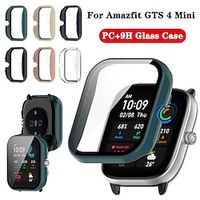 1 Pack Watch Case with Screen Protector Compatible with Amazfit Amazfit GTS 2 Mini  GTS 3  Amazfit GTS 4 Mini Scratch Resistant Rugged Bumper Full Cover Tempered Glass  Hard PC Watch Cover Lightinthebox - thumbnail