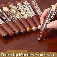 1pc Furniture Repair Marker Pen Wood Cabinet Floor Touch Up  Filler Sticks Scratches Restore Kit Patch Paint Pen Composite Repair miniinthebox - thumbnail