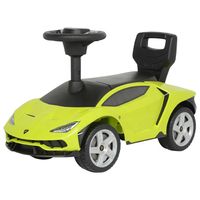 Megastar 3 In Ride On Licensed Lamborghini Centenario Push Car With Handle - Green (UAE Delivery Only)