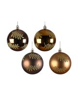 Kaemingk Decoris 8cm Bauble On Wire Shatterproof Shiny, Matt & Glitter Assorted 1 Piece