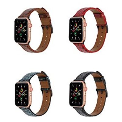 Smart Watch Band for Apple iWatch 1 pcs Modern Buckle Business Band Genuine Leather Replacement  Wrist Strap for Apple Watch Series 7  SE  654321 Lightinthebox