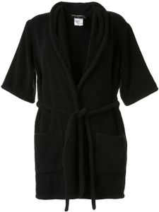 Chanel Pre-Owned cropped bath robe - Black