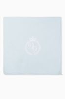 Reversible Blanket with Crown DG in Cotton Jersey Reversible Blanket with Crown DG in Cotton Jersey