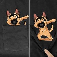 Animal Animal T-shirt Cartoon Manga Print Graphic T-shirt For Men's Women's Unisex Adults' Hot Stamping 100% Polyester Casual Daily miniinthebox