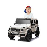 Megastar Ride On Licensed Prime Mercedes Amg G63 2 Seater - White
