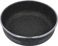 Royalford Round Baking Pan Rolling Edge Aluminum Roaster Pan - RF10093