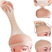 Hair Net for Long Hair Mesh Wig Caps for Women Natural Nude 2 Pieces miniinthebox