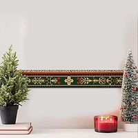 Christmas Plant Wallpaper Border black gold Waistline Baseboard Peel and Stick Self Adhesive PVCVinyl Modern Waterproof Wall Decal for Room 3.93''x94.49'' Lightinthebox - thumbnail