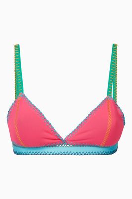 Gitane Skini Reversible Bikini Top in Stretch Nylon Gitane Skini Reversible Bikini Top in Stretch Nylon