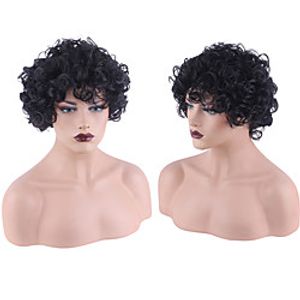 Synthetic Wig Curly Asymmetrical Wig Short Grey Synthetic Hair Women's Cosplay Party Fashion Gray Lightinthebox