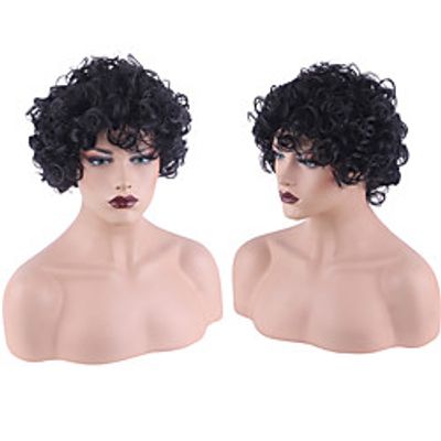 Synthetic Wig Curly Asymmetrical Wig Short Grey Synthetic Hair Women's Cosplay Party Fashion Gray Lightinthebox