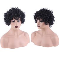 Synthetic Wig Curly Asymmetrical Wig Short Grey Synthetic Hair Women's Cosplay Party Fashion Gray Lightinthebox - thumbnail