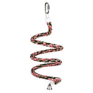 Flamingo Twister Perch Cotton Bird Twist Swing - Large