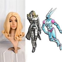 Anime JoJo bizarre adventure Valentine Cosplay Costume Heat Resistant Wig Wig Cap miniinthebox Anime JoJo bizarre adventure Valentine Cosplay Costume Heat Resistant Wig Wig Cap miniinthebox