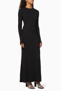 Talia Cotton Knit Maxi Dress
