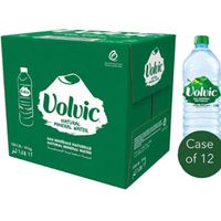 Volvic Natural Spring Water, 12 Bottles x 1.5 Litre