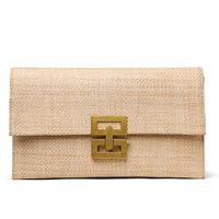 Women's Wallet Straw Bag Straw Daily Breathable Lightweight Solid Color Khaki Beige Lightinthebox