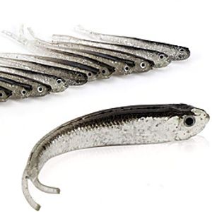 24 pcs Lure kit Fishing Lures Soft Bait Shad lifelike 3D Eyes Bass Trout Pike Freshwater and Saltwater Lightinthebox
