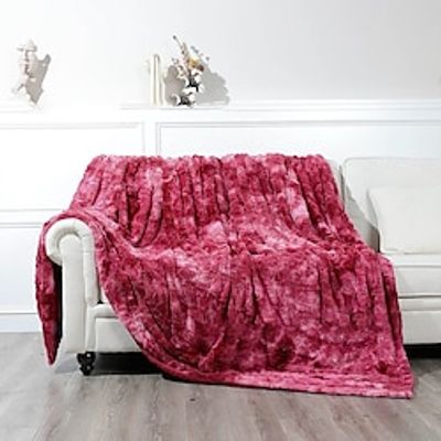 Soft Fuzzy Faux Fur Throw Blankets - Fluffy Plush Lightweight Cozy Snuggly for Couch Sofa Living Room Bedroom - Burgundy Fall Winter Home Decor Lightinthebox Soft Fuzzy Faux Fur Throw Blankets - Fluffy Plush Lightweight Cozy Snuggly for Couch Sofa Living Room Bedroom - Burgundy Fall Winter Home Decor Lightinthebox