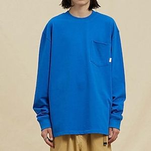 Men's T shirt Tee Tee Oversized Shirt Plain Solid Colored Crew Neck Street Sports Long Sleeve Clothing Apparel Cotton Fashion Casual Oversized Comfortable Lightinthebox