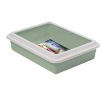 Georplast Max Cat Litter Tray - Green (Pack Of 3)