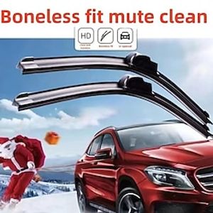 1pcs Automotive General U-type Boneless Wiper HD Quiet Durable Automotive Wiper U-type Can Be Used In All Models miniinthebox