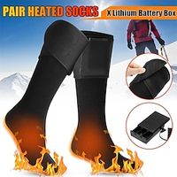 Thicken Warmer Socks Electric Heated Socks Battery For Women Men Winter Outdoor Skiing Cycling Sport Heated Socks miniinthebox - thumbnail