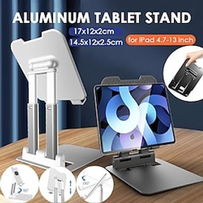 Universal Tablet Desktop Stand for iPad 4.7 7.9 9.7 10.5 11 13 inch Metal Rotation Tablet Holder for Samsung Xiaomi Huawei Phone Tablet Lightinthebox Universal Tablet Desktop Stand for iPad 4.7 7.9 9.7 10.5 11 13 inch Metal Rotation Tablet Holder for Samsung Xiaomi Huawei Phone Tablet Lightinthebox