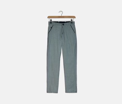 Boys Straight-Leg Pants  Blue Melange