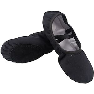 Girls' Ballet Shoes Practice Trainning Dance Shoes Chinese Dance Stage Practice Ballerina Professional Soft Solid Color Flat Heel Round Toe Elastic Band Kid's Black Pink Yellow Lightinthebox